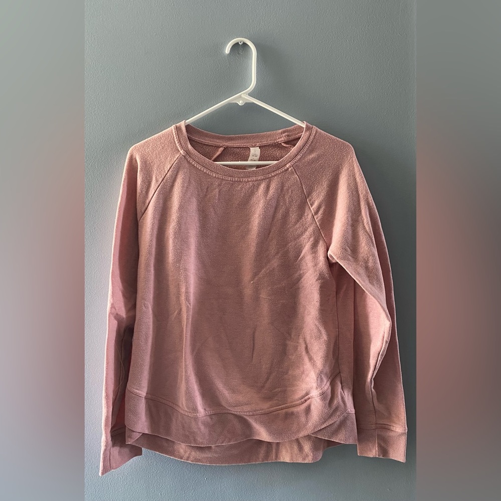 Pink loose long sleeve